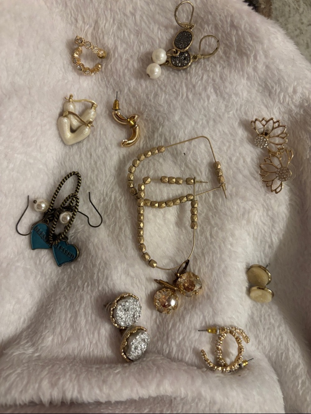 Gold-Tone Mixed Earrings Set - Assorted Styles